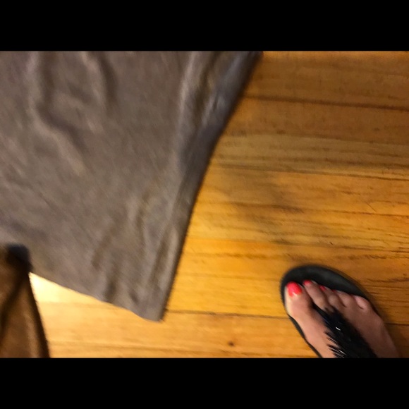 Velvet stretchy leggings and matching top size S - Picture 3 of 6